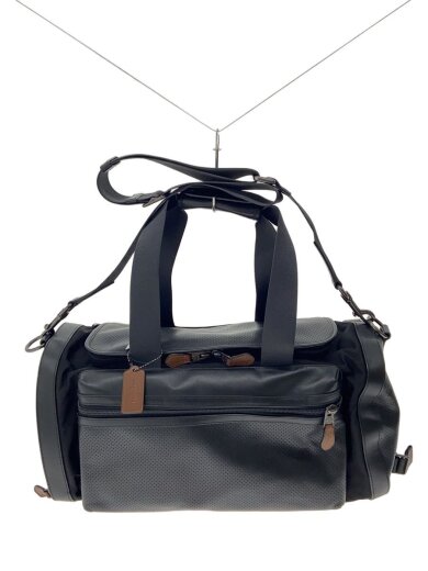 商品画像：ボストンバッグ/レザー/BLK/F56875 1