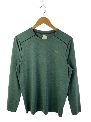 商品画像：長袖Tシャツ/S/ポリエステル/GRN/X000007665 1