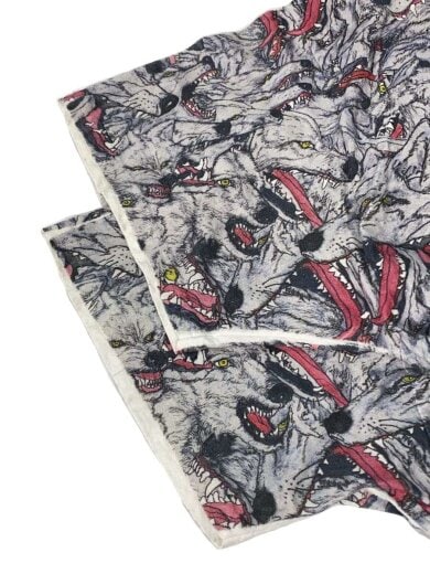 商品画像：Tシャツ/FREE/コットン/GRY/総柄/kl-197 5