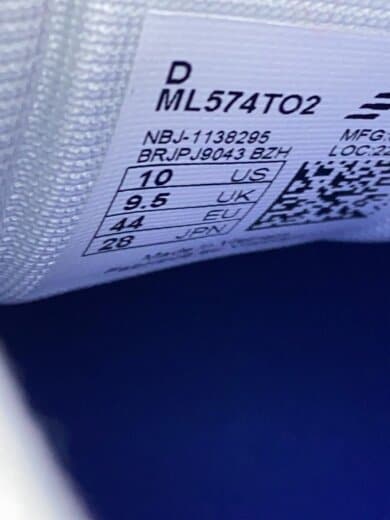 商品画像：ML574/ホワイト/28cm/WHT 5