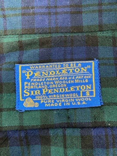 商品画像：長袖シャツ/S/ウール/GRN/チェック 3