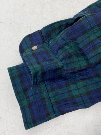 商品画像：長袖シャツ/S/ウール/GRN/チェック 4