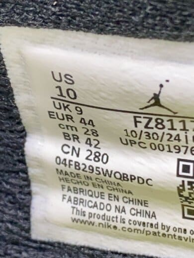 商品画像：X TRAVIS SCOTT JUMPMAN JACK_X トラヴィス・スコット ジャンプマンジャック/28cm 5