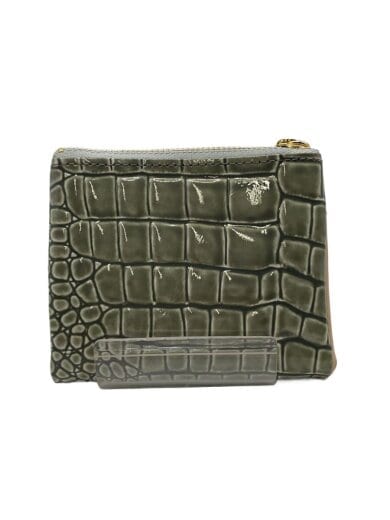 商品画像：2つ折り財布/レザー/GRN/レディース 1