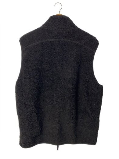 商品画像：フリースベスト/L/ポリエステル/BLK 2