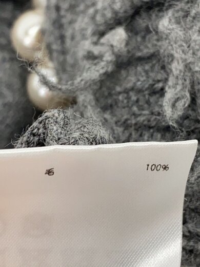 商品画像：カーディガン(厚手)/S/ウール/GRY/MB224-8012 5