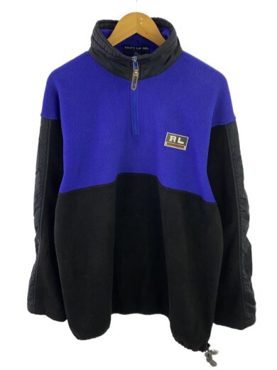 商品画像：フリースジャケット/XL/ポリエステル/BLU// 1