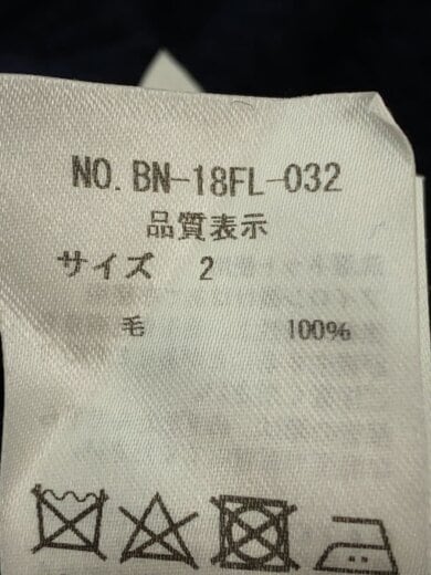 商品画像：ニット・セーター(厚手)/2/ウール/NVY/BN-18FL-032 4