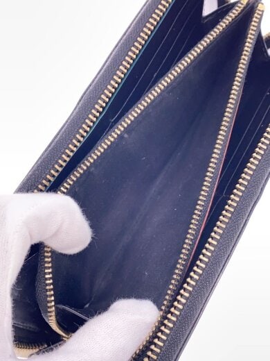 商品画像：長財布/レザー/BLK/メンズ 5