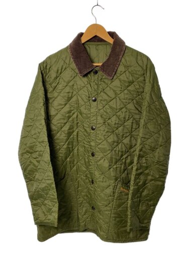 商品画像：キルティングジャケット/S/ナイロン/KHK/無地 1