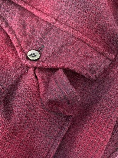 商品画像：ネルシャツ/15.5/ウール/RED/チェック 7