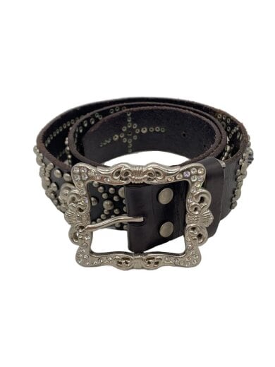 商品画像：ベルト/レザー/BRW/無地/メンズ 1