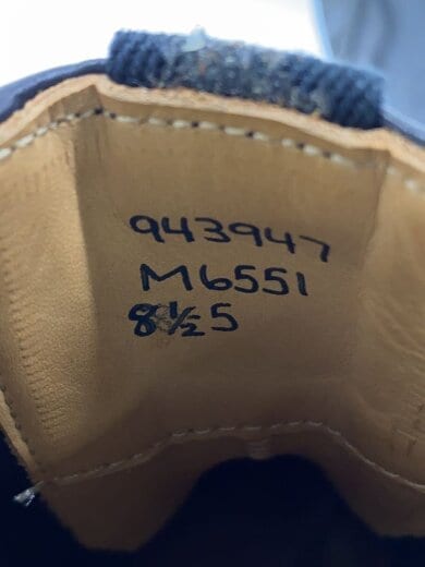 商品画像：サイドゴアブーツ/UK8.5/BLK/M6551 5