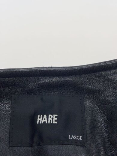 商品画像：シングルライダースジャケット/L/羊革/BLK/HA030051N9 3