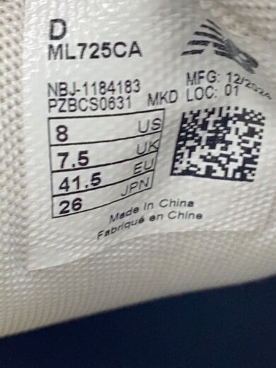 商品画像：ML725/ホワイト/26cm/WHT 5