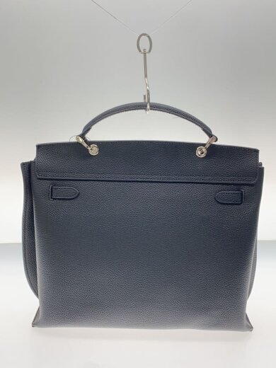 商品画像：トートバッグ/レザー/BLK/無地 3