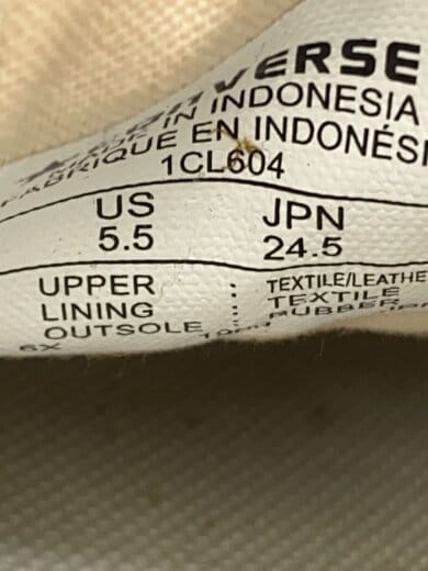 商品画像：ローカットスニーカー/24.5cm/BLK/1CL604 5