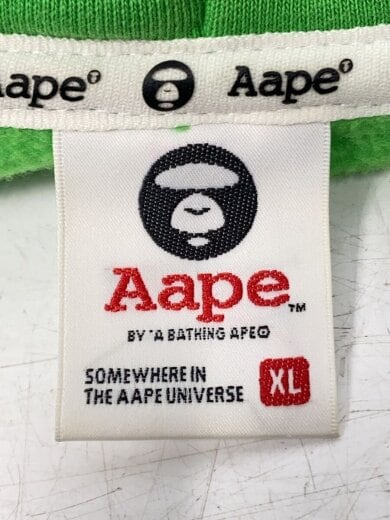 商品画像：ジップパーカー/XL/コットン/GRN/AAPSWM3606XXD 3