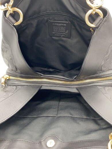 商品画像：レクシー・ショルダーバッグ_シグネチャー/レザー/BLK// 6