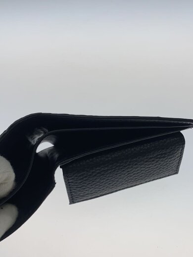 商品画像：2つ折り財布/レザー/BLK/メンズ 6
