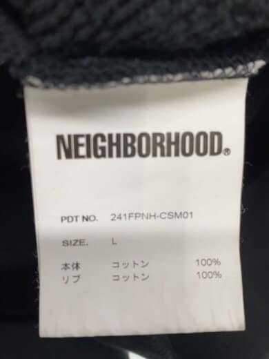 商品画像：スウェット/L/コットン/BLK/241FPNH-CSM01// 5