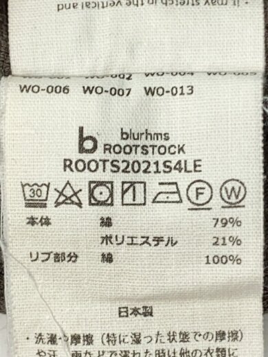 商品画像：7分袖カットソー/3/コットン/KHK/無地/roots2021s4le// 5