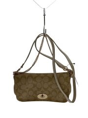 ショルダーバッグ_シグネチャー_総柄/PVC/WHT/総柄