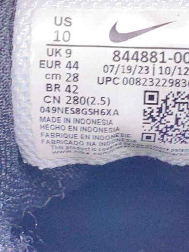 商品画像：ローカットスニーカー/28cm/BLK/844881-005 5