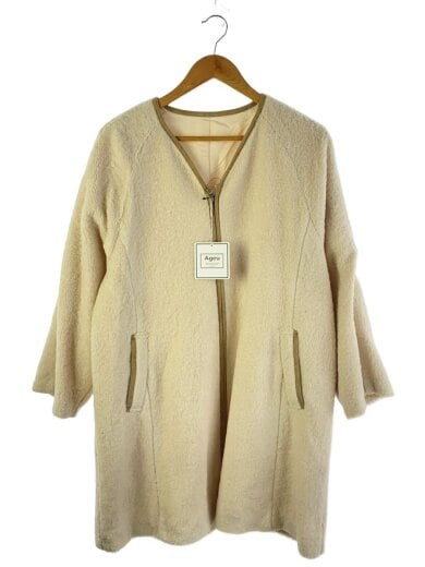 商品画像：Ageu/コート/2/ポリエステル/BEG/無地/21042126J 1