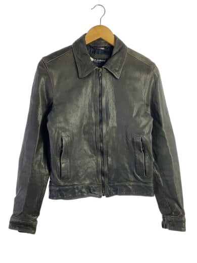 商品画像：レザージャケット・ブルゾン/44/羊革/BLK/無地/G9K38L 1