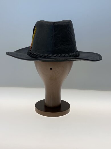 商品画像：ハット/--/レザー/BLK/無地/メンズ 3