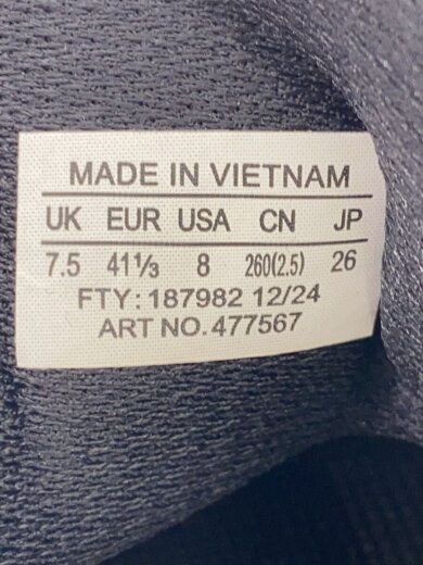 商品画像：ローカットスニーカー/26cm/BLK/477567 5