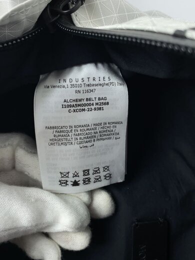 商品画像：ウエストバッグ/ナイロン/GRY 7