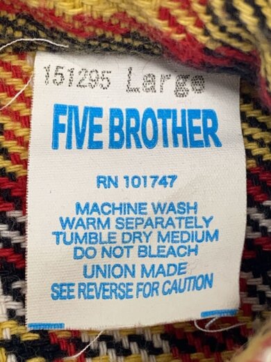 商品画像：five brother/ネルシャツ/L/--/マルチカラー/チェック/151295// 4