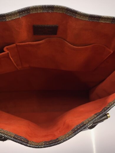 商品画像：1)サック・プラ_ダミエ・エベヌ/PVC/BRW// 6