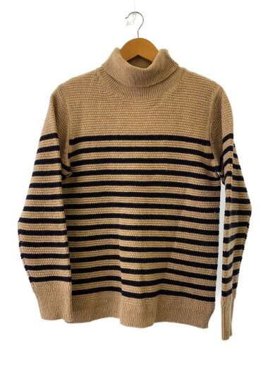 商品画像：ニット・セーター(厚手)/--/ウール/CML/116-35-0077/キャメル 1