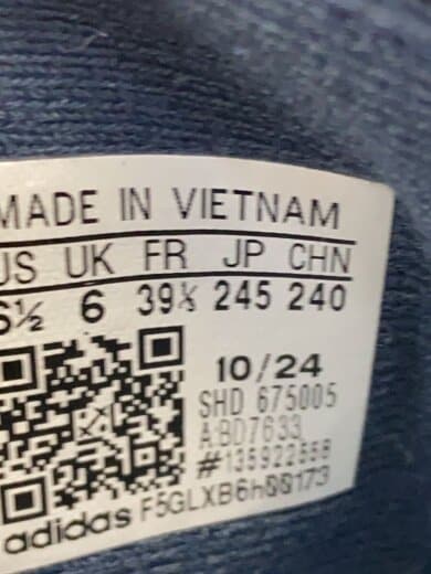 商品画像：HANDBALL SPZL/ハンドボール スペシャル/BD7633/ネイビー/24.5cm/NVY/ネイビ 5