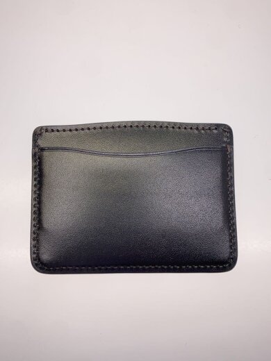 商品画像：カードケース/レザー/BLK/無地/メンズ/ブラック 2