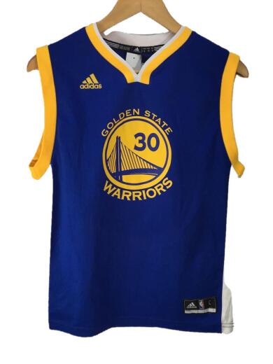 画像：adidasNBA/Warriors/ウォーリアーズ/Curry/ステフィンカリー/タンクトップ/ユニフォーム/L/ブルー1
