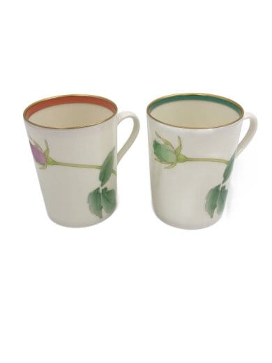 商品画像：グラス/2点セット/WHT/ブライトローズ(グリーン) 1