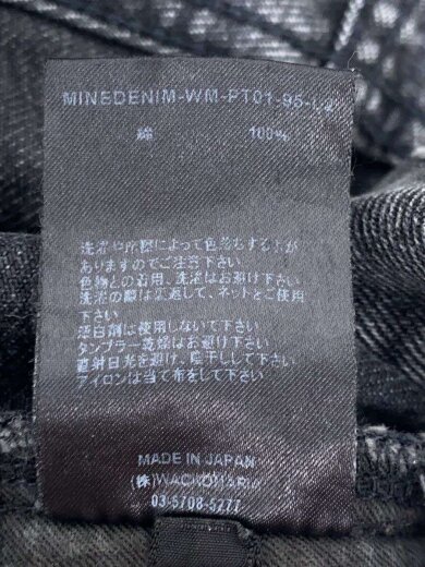 商品画像：ストレートパンツ/L/コットン/BLK/MINEDENIM-WM-PT0195-L2 4