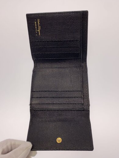 商品画像：2つ折り財布/--/BLK/無地/レディース 4