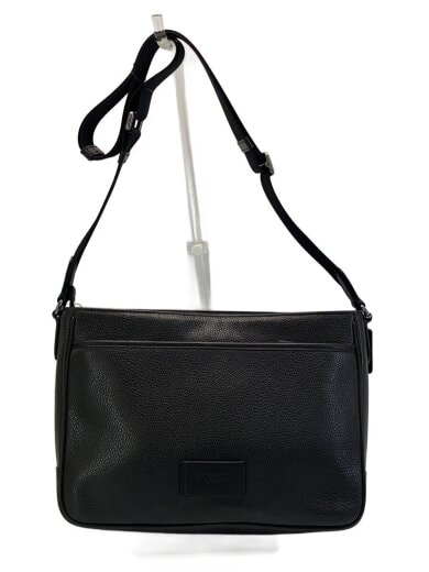 商品画像：ショルダーバッグ/レザー/BLK/無地/CY825 1