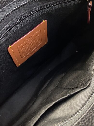 商品画像：ショルダーバッグ/レザー/BLK/無地/CY825 6