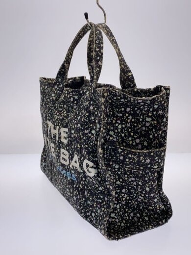 商品画像：トートバッグ/キャンバス/BLK/花柄/H008M06SP21// 2