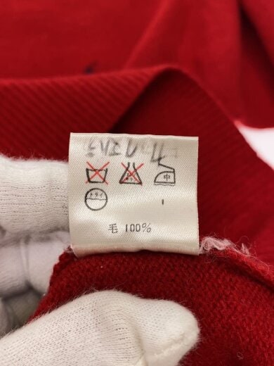 商品画像：ニット・セーター(厚手)/L/ウール/RED// 4