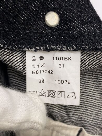 商品画像：ボトム/31/デニム/BLK/1101BK/Srtaight Black Selvedge Denim 5