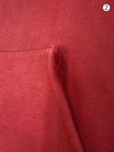 商品画像：60s/プルオーバーパーカー/ラグランスリーブ/フェード/コットン/RED 5