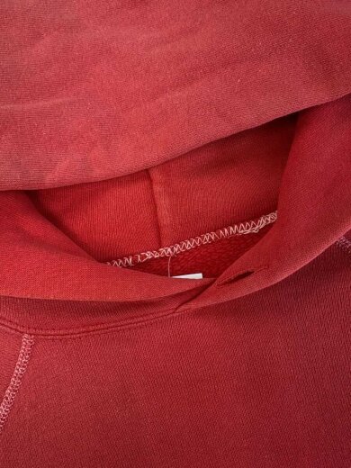 商品画像：60s/プルオーバーパーカー/ラグランスリーブ/フェード/コットン/RED 6