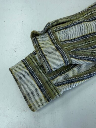 商品画像：70s/ネルシャツ/L/コットン/GRN/チェック 4